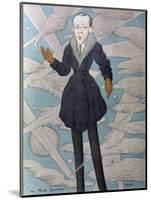 Caricature of Noel Coward-Max Beerbohm-Mounted Giclee Print