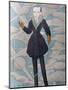 Caricature of Noel Coward-Max Beerbohm-Mounted Giclee Print