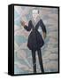 Caricature of Noel Coward-Max Beerbohm-Framed Stretched Canvas