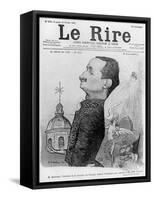 Caricature of Paul Deschanel, from 'Le Rire', 10 February 1900-Charles Leandre-Framed Stretched Canvas