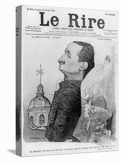 Caricature of Paul Deschanel, from 'Le Rire', 10 February 1900-Charles Leandre-Stretched Canvas
