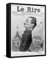 Caricature of Paul Deschanel, from 'Le Rire', 10 February 1900-Charles Leandre-Framed Stretched Canvas