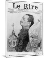 Caricature of Paul Deschanel, from 'Le Rire', 10 February 1900-Charles Leandre-Mounted Giclee Print