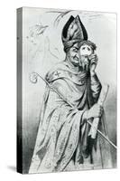 Caricature of Pope Pius IX (1792-1878), 1852-null-Stretched Canvas