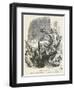 Caricature of Premiere of Hernani, 1830-Vilmos Zsolnay-Framed Giclee Print