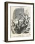 Caricature of Premiere of Hernani, 1830-Vilmos Zsolnay-Framed Giclee Print