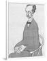 Caricature of Richard Strauss-Olaf Gulbransson-Framed Art Print