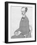 Caricature of Richard Strauss-Olaf Gulbransson-Framed Art Print