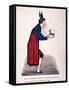 Caricature of Sir John Key, C1830-Charles Jameson Grant-Framed Stretched Canvas