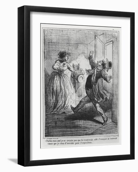Caricature of the Exposition Universelle in 1867-Cham-Framed Giclee Print