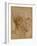 Caricature of the Head of an Old Man, in Profile to the Right, c.1507-Leonardo da Vinci-Framed Giclee Print