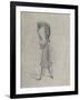 Caricature of the Journalist Theodore Pelloquet, 1858 (Charcoal on Paper)-Claude Monet-Framed Giclee Print