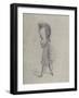 Caricature of the Journalist Theodore Pelloquet, 1858 (Charcoal on Paper)-Claude Monet-Framed Giclee Print