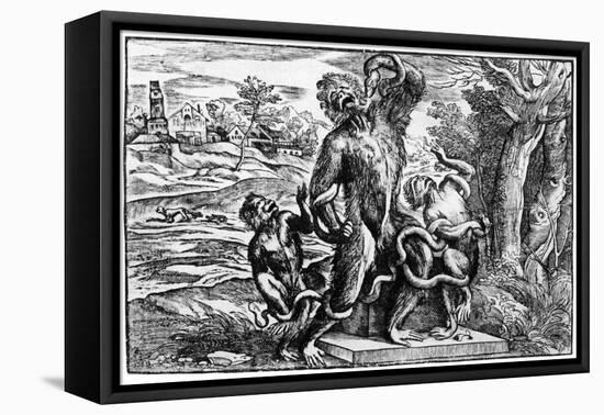 Caricature of the Laocoon Group, 1937-Nicolo Boldrini-Framed Stretched Canvas