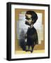 Caricature of Theodore Barriere (Paris, 1823 - Paris, 1877), French Dramatist-null-Framed Giclee Print