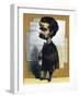 Caricature of Theodore Barriere (Paris, 1823 - Paris, 1877), French Dramatist-null-Framed Giclee Print