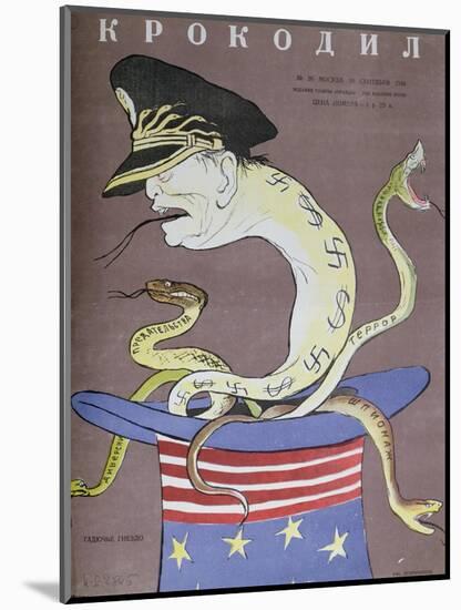 Caricature of Tito as the Servant of the Usa-null-Mounted Giclee Print