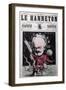 Caricature of Victor Hugo as Zeus in Exile on Guernsey from the Front Cover Of"Le Hanneton"-G. Deloyoti-Framed Giclee Print