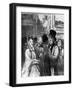 Caricature of Visitors to an Art Exhibition before a Painting by Gustave Moreau-Honore Daumier-Framed Giclee Print
