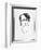 Caricature of W.B. Yeats, 1898-William Thomas Horton-Framed Giclee Print