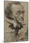 Caricature of Wagner, with a Huge Head on a Tiny Body-Etienne Carjat-Mounted Giclee Print