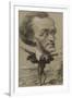 Caricature of Wagner, with a Huge Head on a Tiny Body-Etienne Carjat-Framed Giclee Print