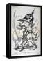 Caricature of Wilhelm I of Prussia, Franco-Prussian War, 1870-1871-null-Framed Stretched Canvas