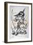 Caricature of Wilhelm I of Prussia, Franco-Prussian War, 1870-1871-null-Framed Giclee Print