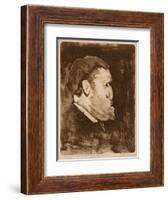 Caricature of William Gedney Bunce, 1883-84-Frank Duveneck-Framed Giclee Print