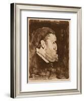 Caricature of William Gedney Bunce, 1883-84-Frank Duveneck-Framed Giclee Print