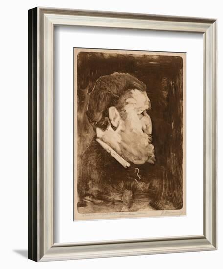 Caricature of William Gedney Bunce, 1883-84-Frank Duveneck-Framed Giclee Print