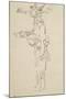 Caricature, violoniste, profil gauche-Pierre Puvis de Chavannes-Mounted Giclee Print