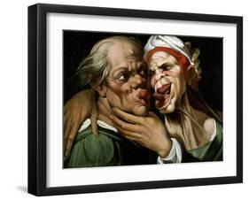 Caricature-Passarotti-Framed Giclee Print