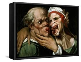 Caricature-Passarotti-Framed Stretched Canvas