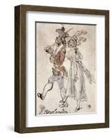 Caricature-Thomas Rowlandson-Framed Giclee Print