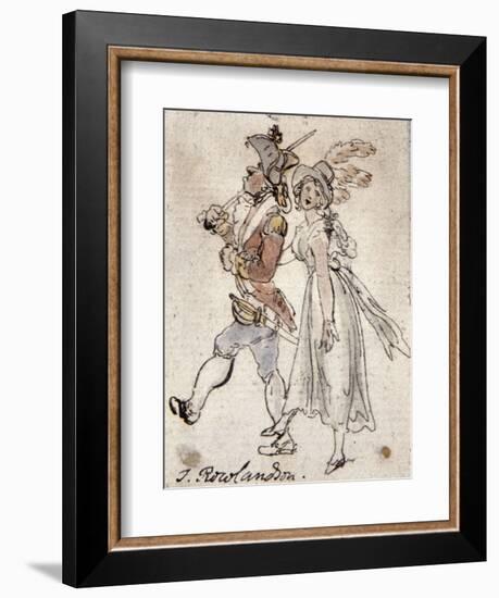 Caricature-Thomas Rowlandson-Framed Giclee Print