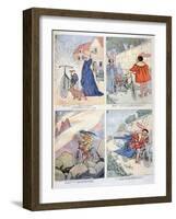 Caricatures from the Legend of Faust, 1894-null-Framed Giclee Print