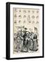 Caricatures of Members of the National Conference at Frankfort and of the Prussian Kreuz-Zeitung P-null-Framed Giclee Print