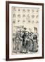 Caricatures of Members of the National Conference at Frankfort and of the Prussian Kreuz-Zeitung P-null-Framed Giclee Print
