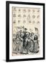 Caricatures of Members of the National Conference at Frankfort and of the Prussian Kreuz-Zeitung P-null-Framed Giclee Print