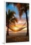 Carillon Beach, Florida - Hammock and Sunset-Lantern Press-Framed Art Print