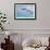 Carillon Beach, Florida - Jumping Dolphins-Lantern Press-Framed Premium Giclee Print displayed on a wall