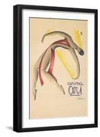 Carina Ari Modern Dance Poster-null-Framed Art Print