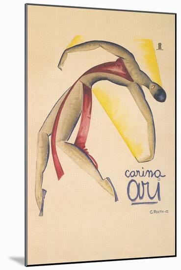 Carina Ari Modern Dance Poster-null-Mounted Art Print