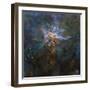 Carina Nebula Star-forming Pillars And Herbig-Haro Objects with Jets-Stocktrek Images-Framed Photographic Print