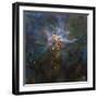 Carina Nebula Star-forming Pillars And Herbig-Haro Objects with Jets-Stocktrek Images-Framed Photographic Print