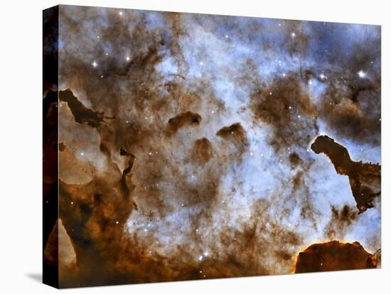 Carina Nebula Star-Forming Pillars-Stocktrek Images-Stretched Canvas