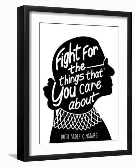 Caring Fight-Marcus Prime-Framed Art Print