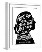 Caring Fight-Marcus Prime-Framed Art Print