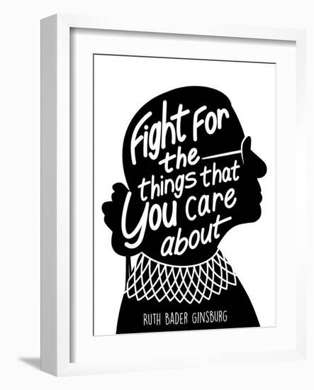 Caring Fight-Marcus Prime-Framed Art Print